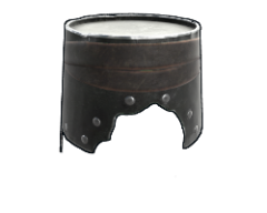 Green Riveted Bucket Helmet