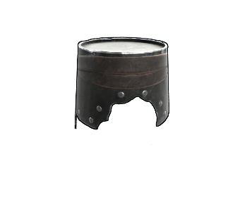 Green Riveted Bucket Helmet