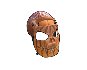 Evil Pumpkin Facemask