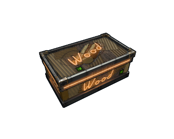 Neon Wood Storage