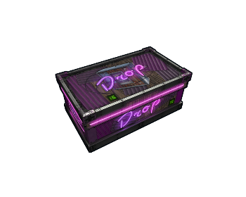 Neon Drop Box Storage